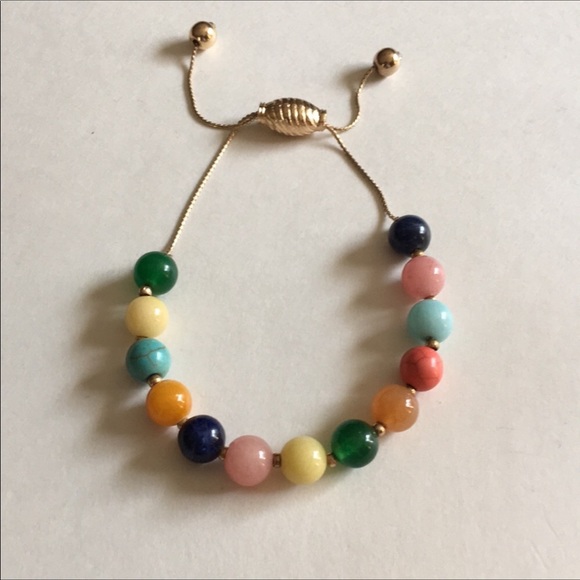 Jill Marie Boutique Jewelry - Corded glass beaded bracelet NWT Jill Marie Boutique Jewelry - Corded glass beaded bracelet NWT